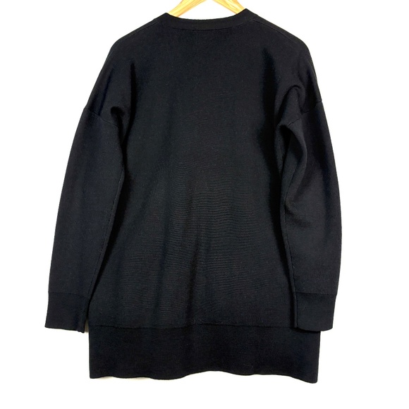 J Crew Womens Merino Wool Cardigan Sweater Sz M Breathable Minimalist Capsule - Picture 4 of 10